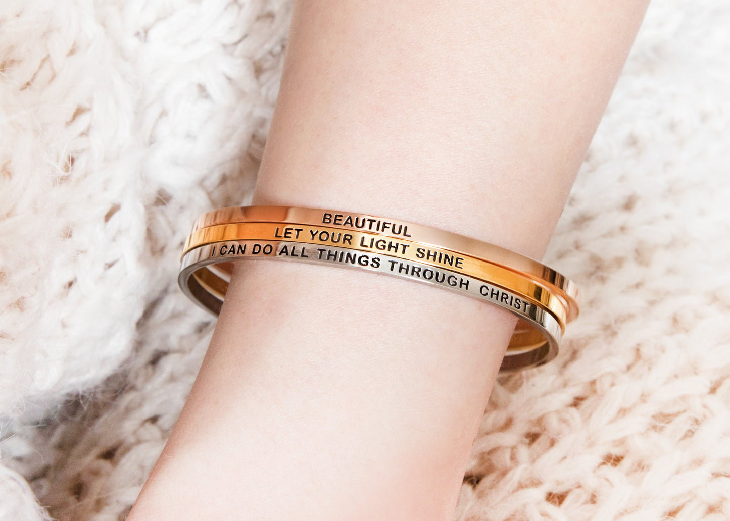 ALL THINGS ARE POSSIBLE - BELIEVE - NCOURAGE Bands and Bracelets