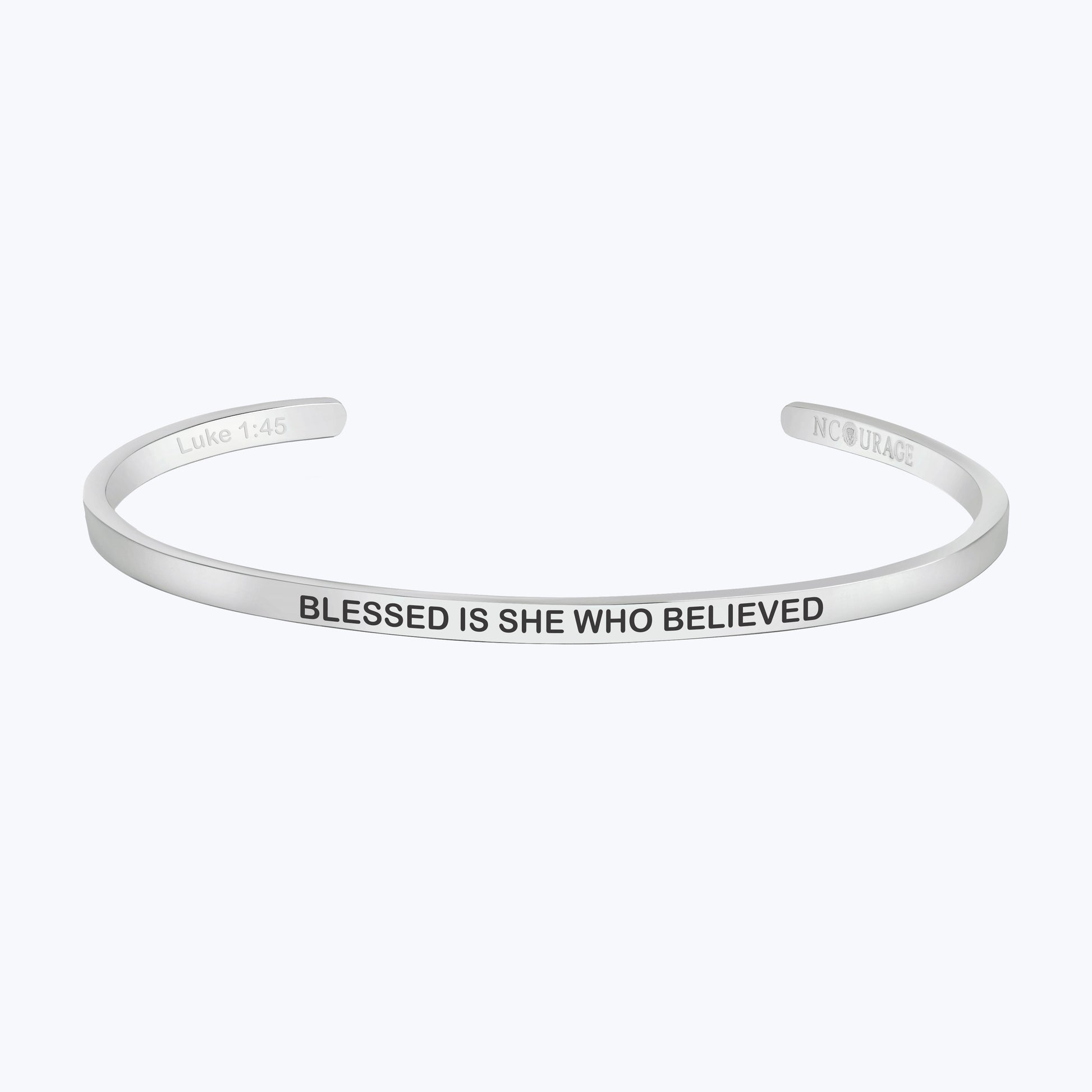 BLESSED IS SHE WHO BELIEVED - NCOURAGE Bands and Bracelets